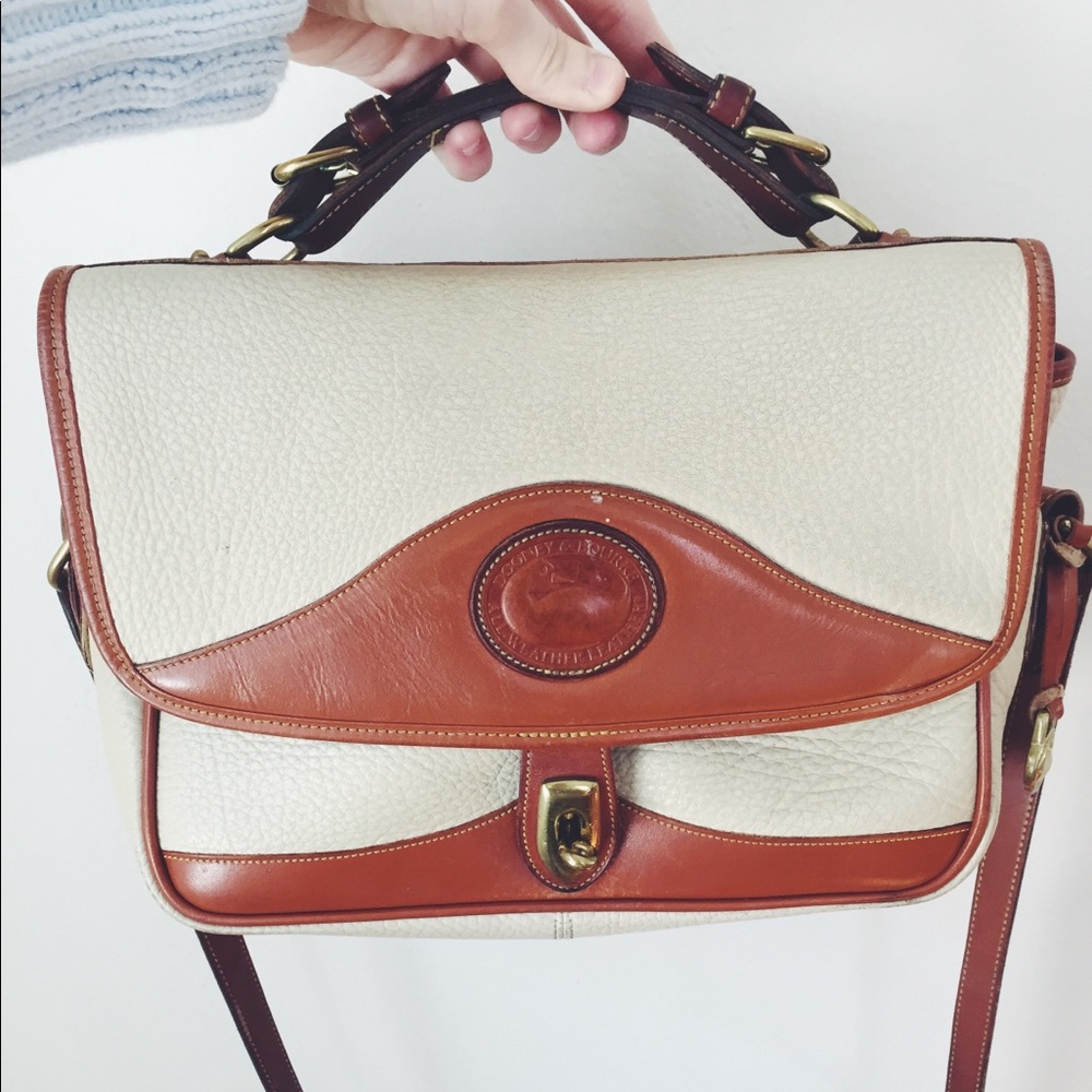 Vintage All Weather Leather Dooney & Bourke Bag!